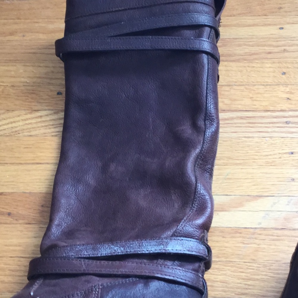 Frye 10m knee high leather pull on - Picture 6 of 8